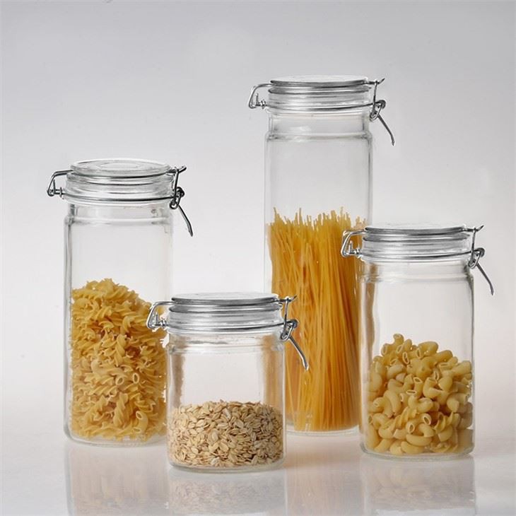 Airtight Glass Jars With Lids Set