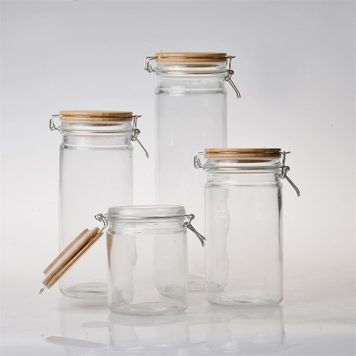 Airtight Glass Jars With Lids Set