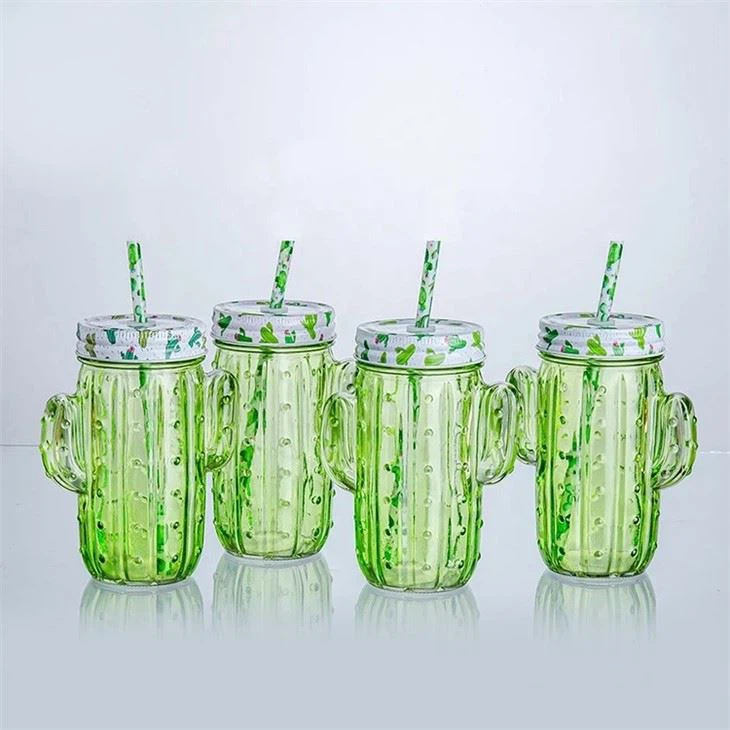 Cactus Ice Cold Mason Drink Dispenser