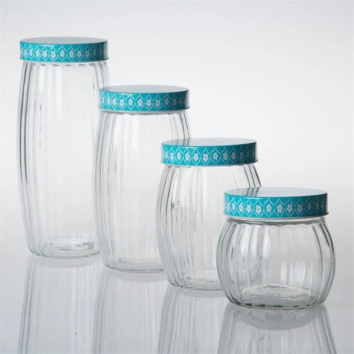 Food Grade Candy Storage Kitchen Glass Jars
