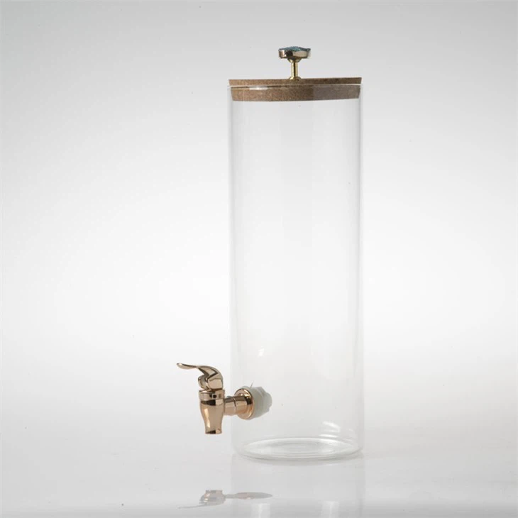Verrerie d'eau de distributeur de boissons en verre