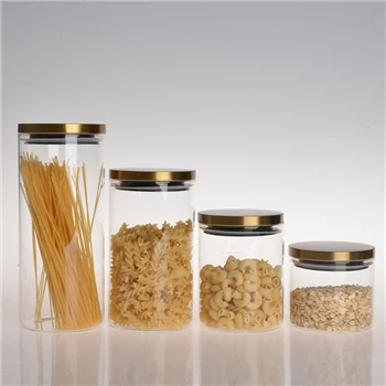 Ensemble de contenants de stockage de nourriture en verre