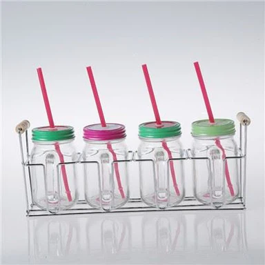 Pot Mason en verre de 16 oz