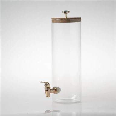 Verrerie d'eau de distributeur de boissons en verre