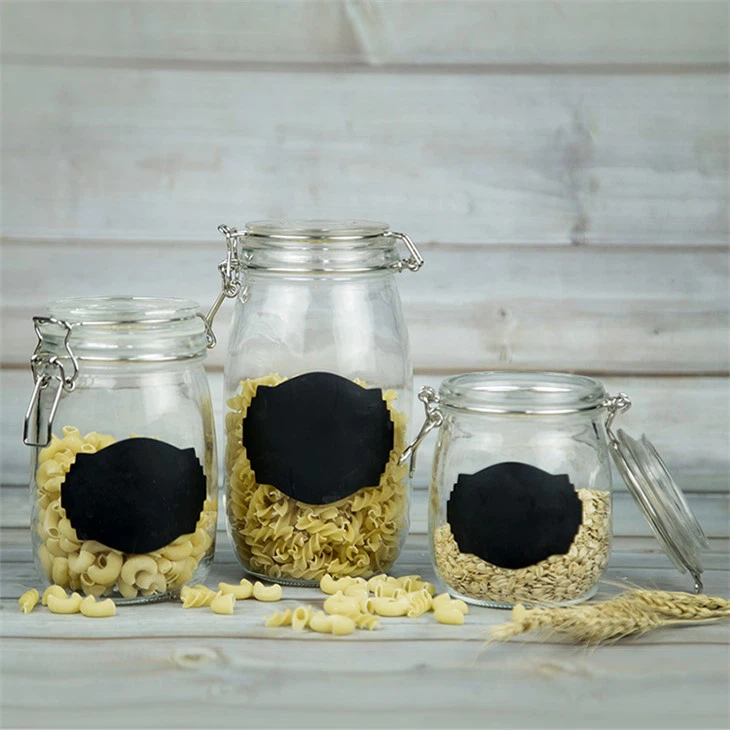Glass Storage Jar With Airtight Lid