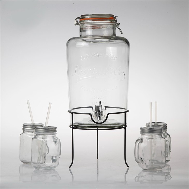 Giant Mason Jar Beverage Dispenser