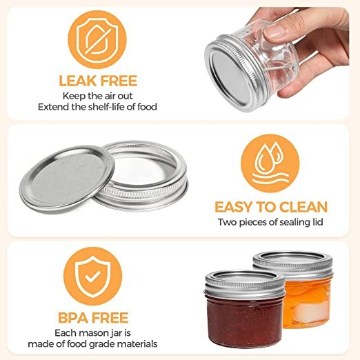 Mini Mason Jars 4oz