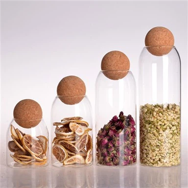 Pot de stockage en forme de boule