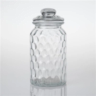 Contenants alimentaires en verre avec couvercles