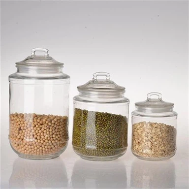 Bocaux en verre à grande bouche