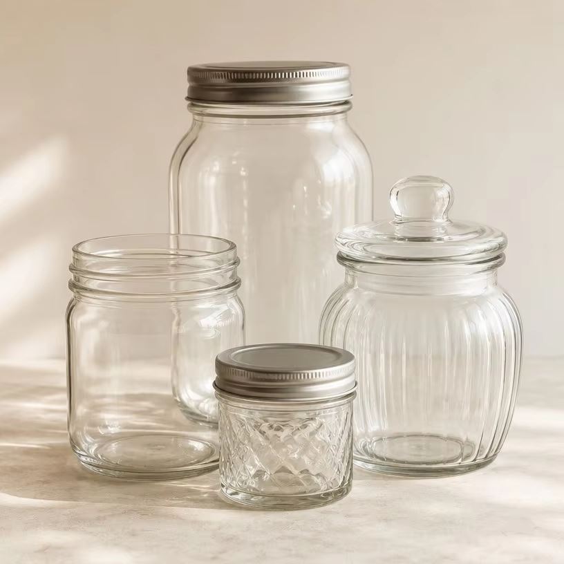 Pot maçon en verre