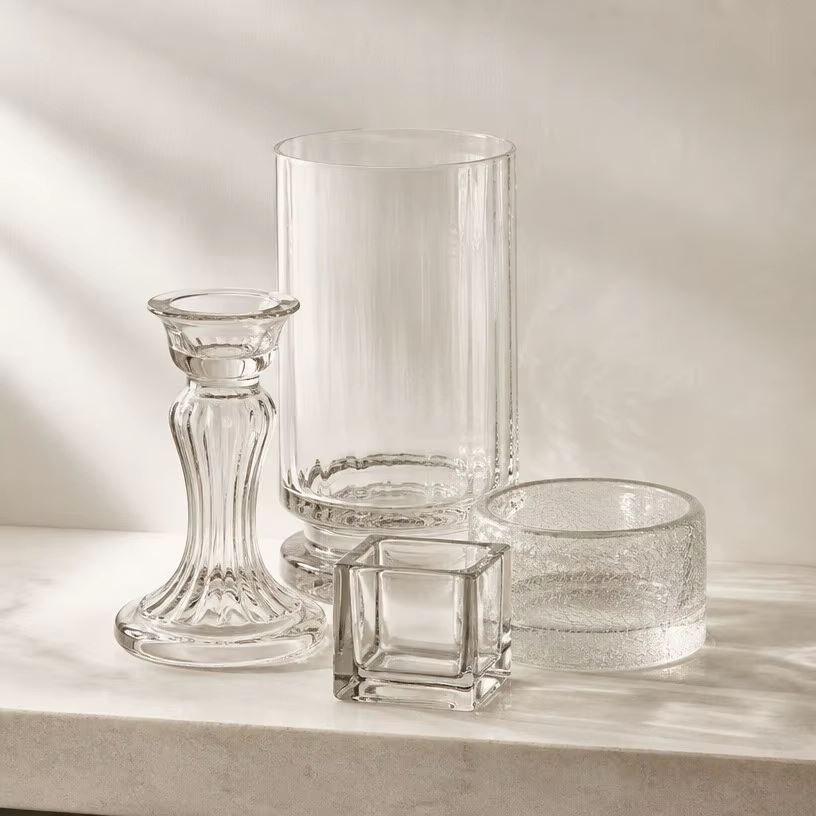 Bougeoir en verre