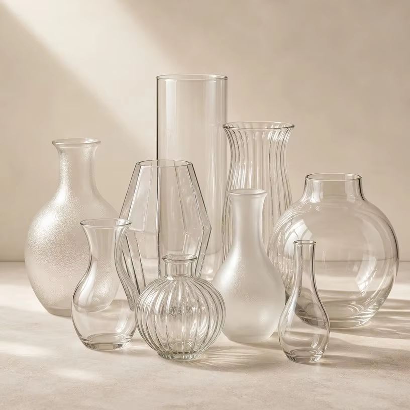 Vase en verre