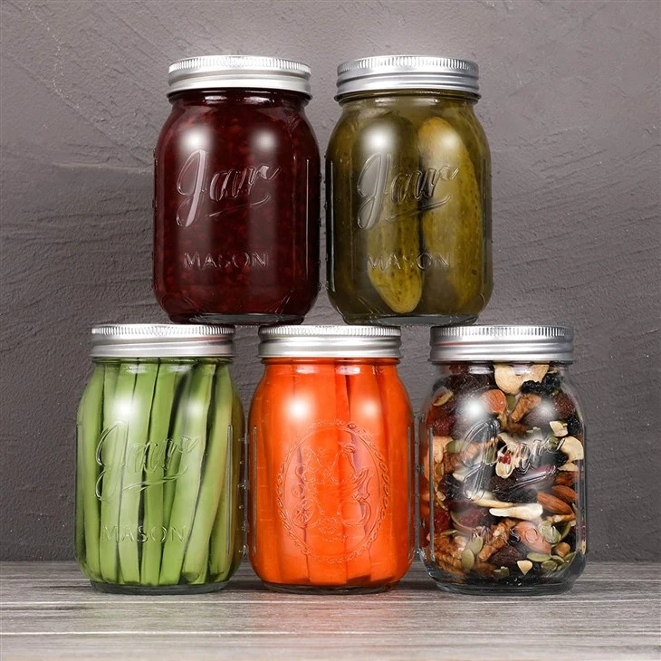 Mason Jar With Shelf