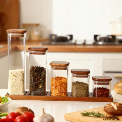 Premium 5-Piece Storage Jar Set