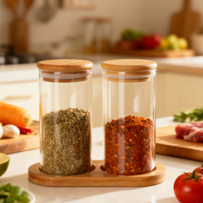 Ensemble de pots de stockage 2 pièces